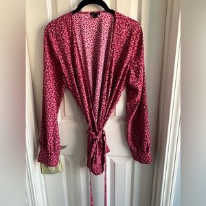 Ann Taylor wrap-front top